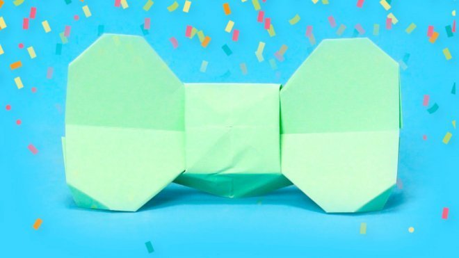 Cómo hacer una pajarita de origami para un disfraz infantil