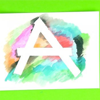 La figura misteriosa. Manualidad con pintura para niños