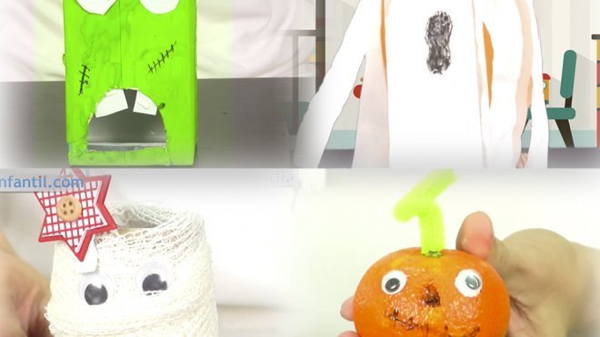 Manualidades de Halloween para hacer con los niños en poco tiempo