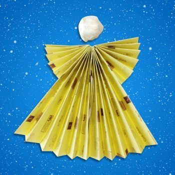 Un ángel de origami