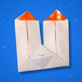 Velas navideñas de origami