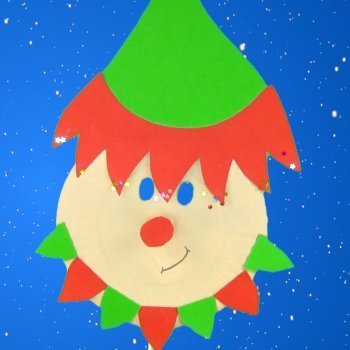 Cómo hacer una máscara de elfo de Papá Noel para Navidad