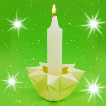 Portavelas bonito de Navidad