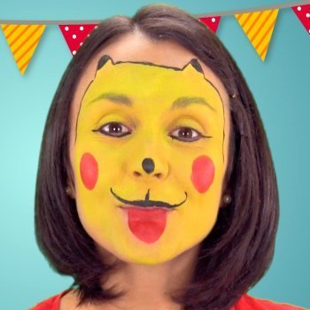 Maquillaje de pikachu
