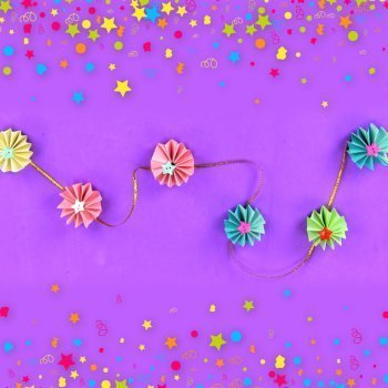 Guirnalda de origami