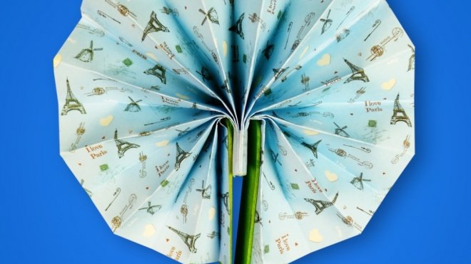 Cómo hacer un abanico pai pai con papel