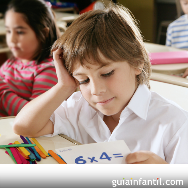 Truco de la tabla de multiplicar del número seis. Matemáticas para niños