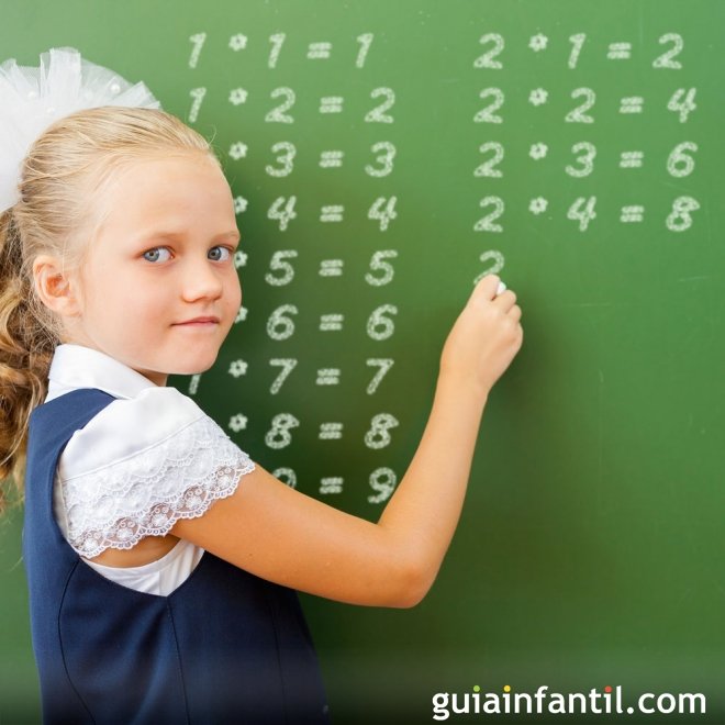 Truco con la tabla de multiplicar del dos para los niños