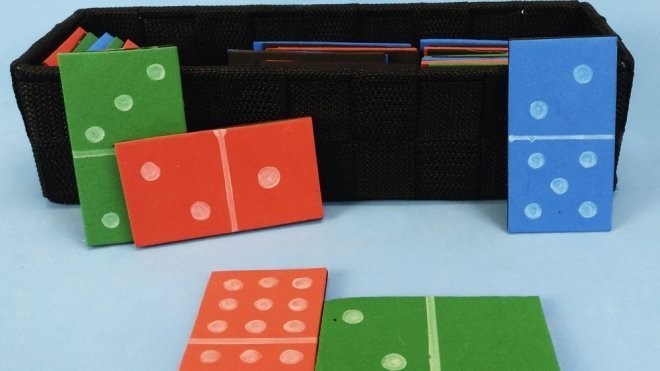 Cómo hacer un dominó casero para niños