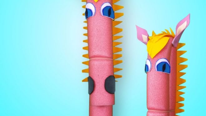 Caballitos Con Para Piscina Juguete Churros Niños De shQrxtdC