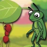 La cigarra y la hormiga. Fábula para niños con valores