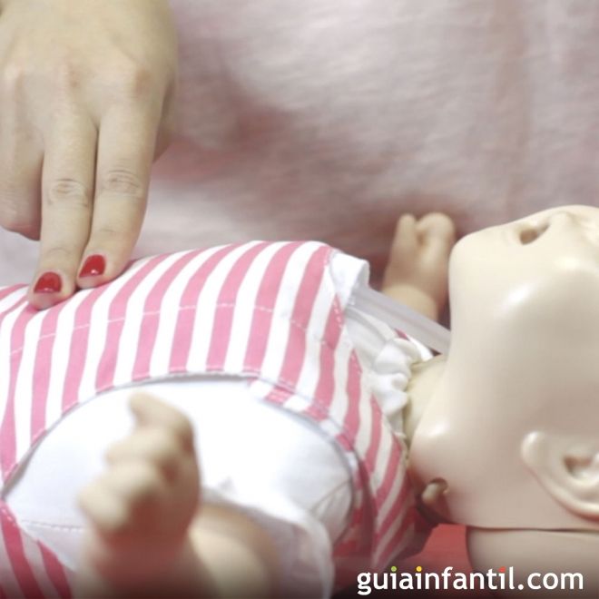 RCP o reanimación cardiopulmonar en bebés