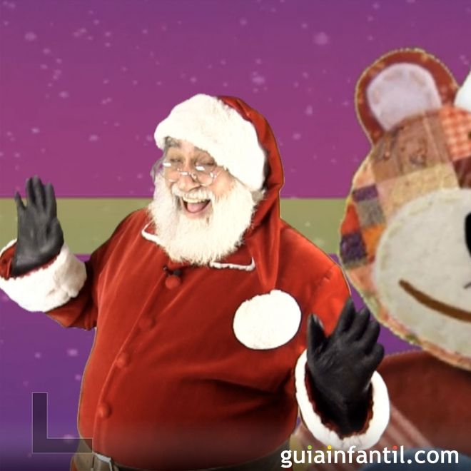 Villancico de Ande, ande, ande, bailado por Papá Noel