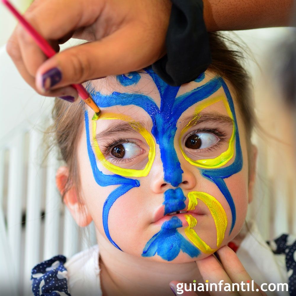 7 maquillajes sencillos para niños. Disfraces para Carnaval