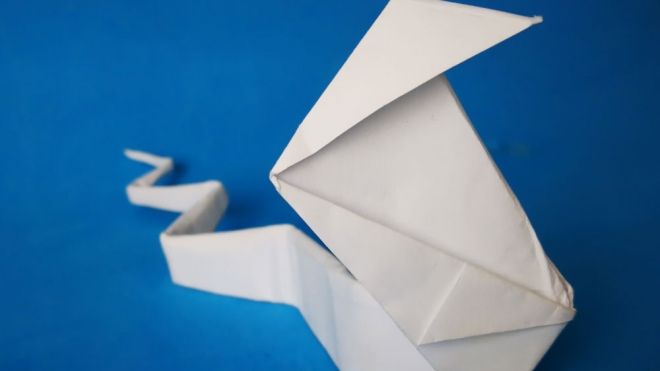 Cobra De Origami Papiroflexia Fácil Para Niños