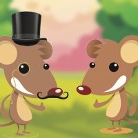 Fábula de ratón de campo y ratón de ciudad para niños