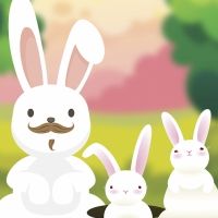 Cuento de Las conejitas que no sabían respetar. Cuentos para niños con valores