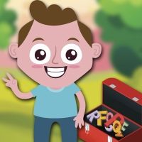 Cuento infantil de Daniel y las palabras mágicas en imágenes