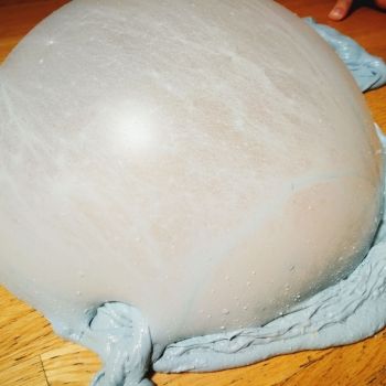 Slime gigante para crear una burbuja enorme. Manualidades infantiles