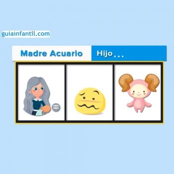 Cómo es la relación de la madre Acuario con sus hijos según su signo