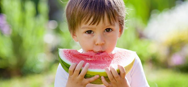 Alimentos de verano para los niños