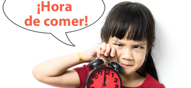 Horarios de comida de los niños Horarios de comida de los niños