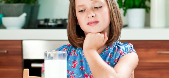 Desayuno para un niño que no quiere tomar leche