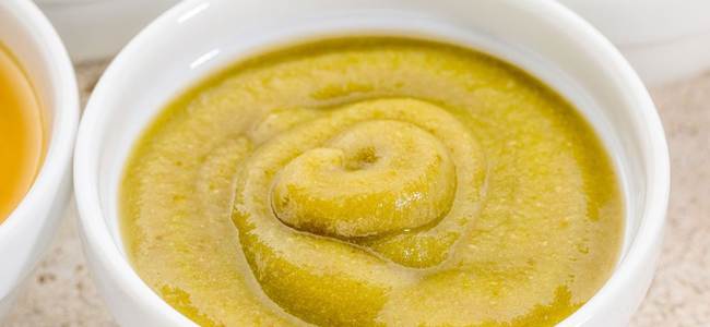 papilla melocotón pera y kiwi