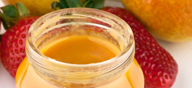 papilla mango pera y fresa