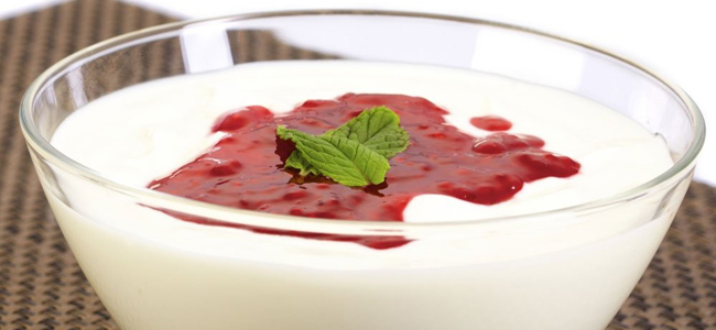 yogur frutas del bosque