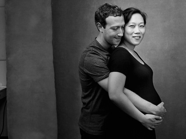 Mark Zuckerberg y su esposa Priscilla Chan, embarazados Mark Zuckerberg y su esposa Priscilla Chan, embarazados