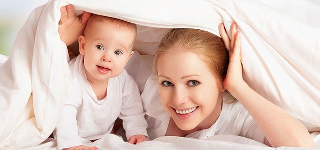 Las mamás de signo géminis Madre con bebé