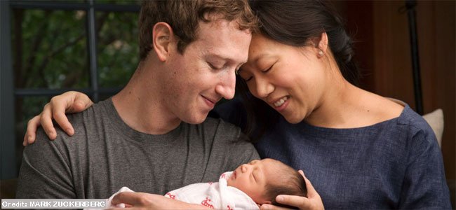 Carta de Zuckerberg y su esposa para su bebé Carta de Zuckerberg y su esposa para su bebé