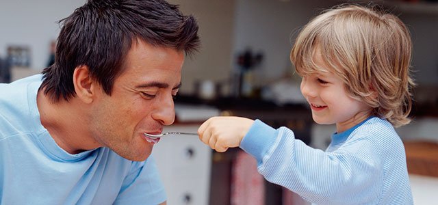 Recetas para el día del padre Niño con padre