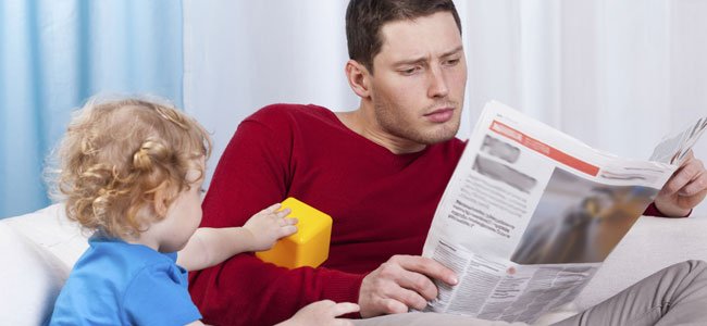 Tipos de padres Padre pasa de su hijo