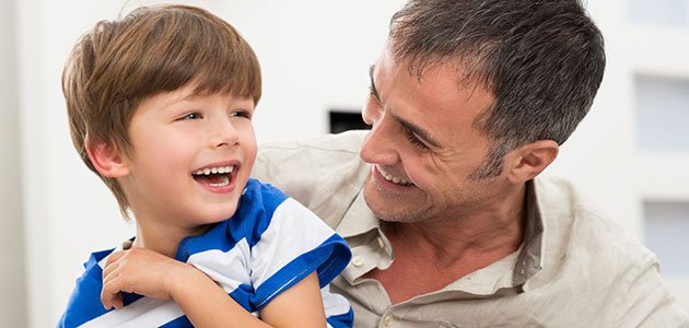 Padre con hijo