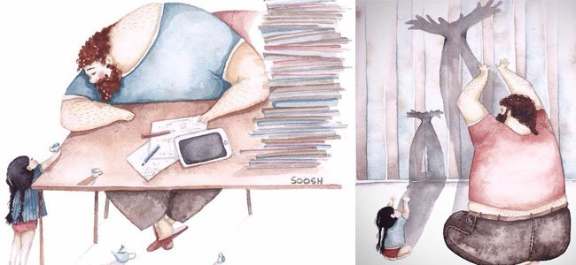 Vínculo entre padres e hijas