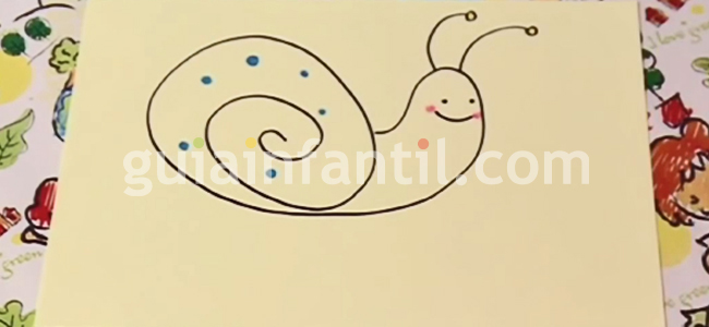 cómo hacer un dibujo de un caracol paso 3 cómo hacer un dibujo de un caracol paso 3