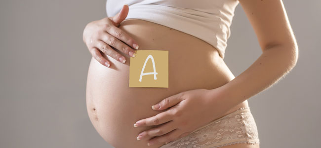 Listado de nombres para bebés con la letra A