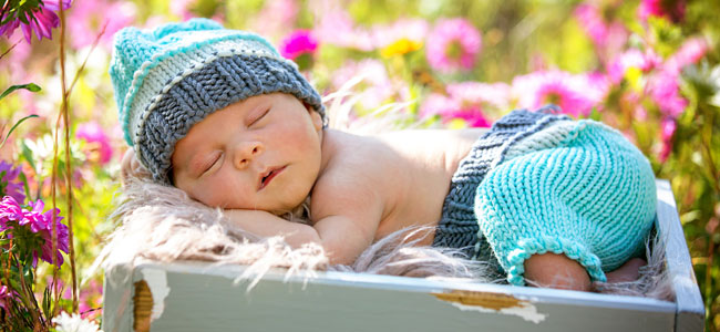 Los bebés nacidos en abril