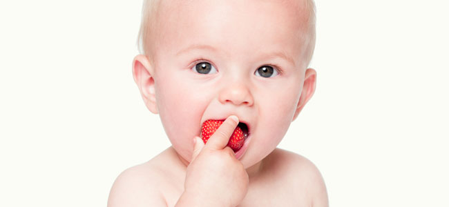 Qué frutas puede tomar el bebé