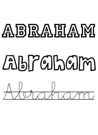 Abraham. Nombres para niños Abraham. Nombres para niños