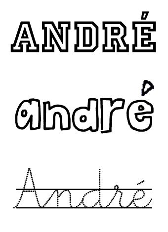 André. Nombres para niños André. Nombres para niños