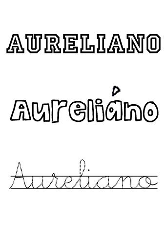 Aureliano. Nombres para niños