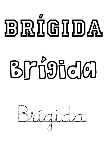 Brígida. Nombres para niñas