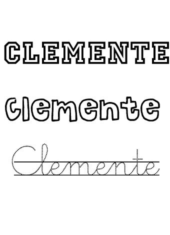 Clemente. Nombres para niños Clemente. Nombres para niños