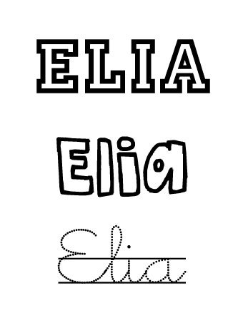 Elia. Nombres para niñas