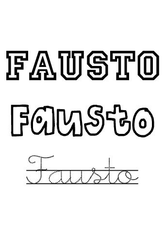 Fausto. Nombres para niños Fausto. Nombres para niños