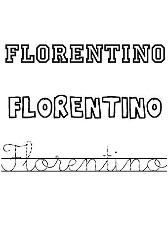 Florentino. Nombre para niño
