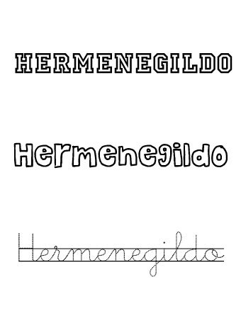 Hermenegildo. Nombres para niños Hermenegildo. Nombres para niños